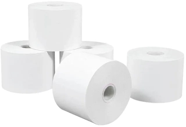 Rouleaux de papier thermique 44 x 80 x 18 mm pour caisse enregistreuse