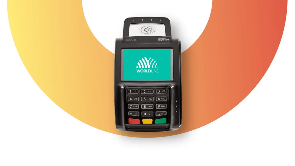 Terminal de paiement Worldline Lane/5000 pour comptoir