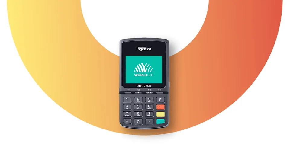 Terminal de paiement portable Worldline Link/2500 avec clavier