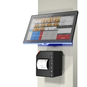 caisse tactile pour pose au mur avec imprimante sépaére