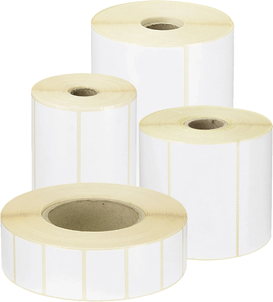 Rouleaux d'étiquettes pour imprimante de caisse