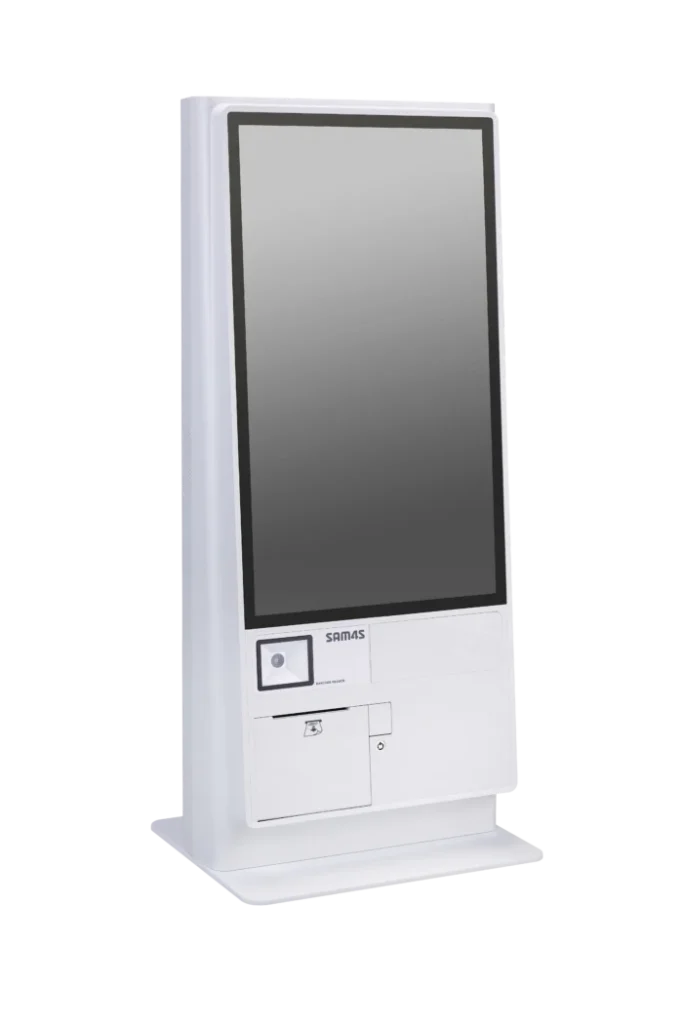 Borne de commande avec grand écran tactile