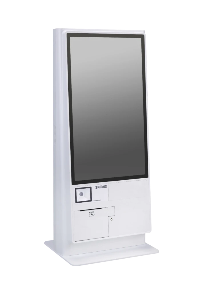 Borne de commande avec grand écran tactile