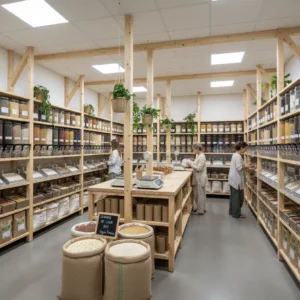 Caisse enregistreuse avec balance intégrée pour magasin en vrac en Suisse