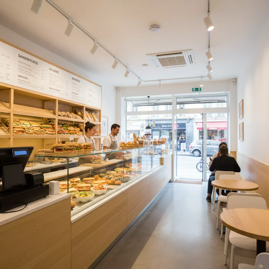 Caisse enregistreuse rapide pour snack et restauration rapide en Suisse