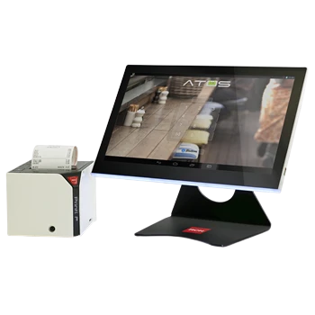 Caisse enregistreuse avec écran tactile et imprimante