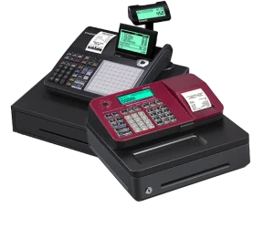 Deux caisses enregistreuses modernes