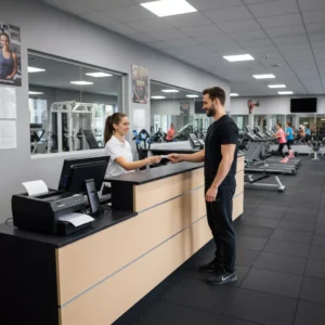 Terminal de paiement sans contact Lane 5000 pour salle de sport et fitness